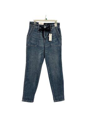 Judy Blue High Waist Dark Blue Denim Jogger NWT Size 7 / 28 JB88971